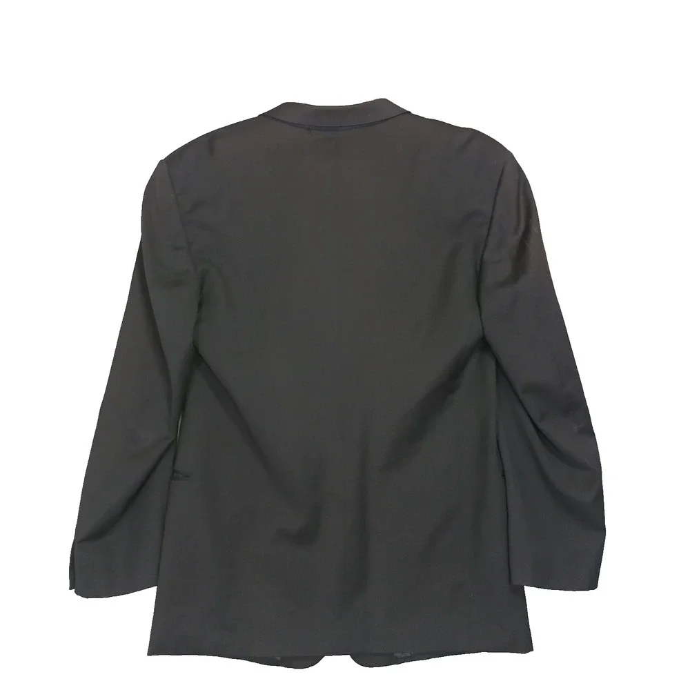 Mani by Giorgio Armani Mens Blazer Jacket Size 42L Brown‎ Virgin Wool Sport Coat